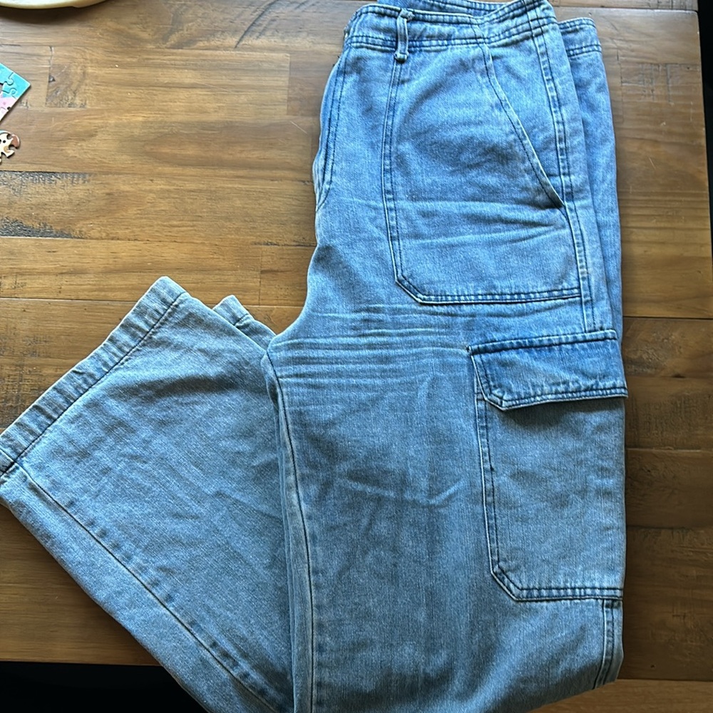Cargo Jeans Wide Leg